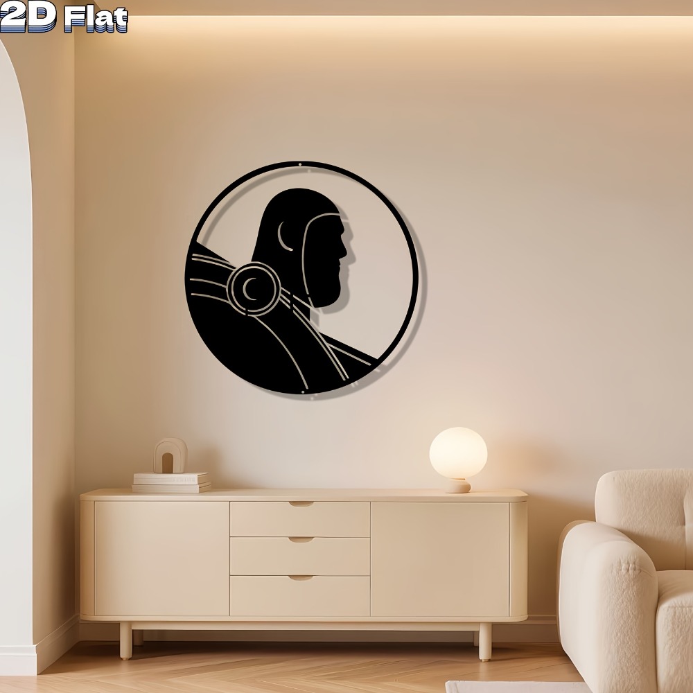 Tech Office Wall - CIFbuy ModernRobot Metal Duvar Sanatı Demir