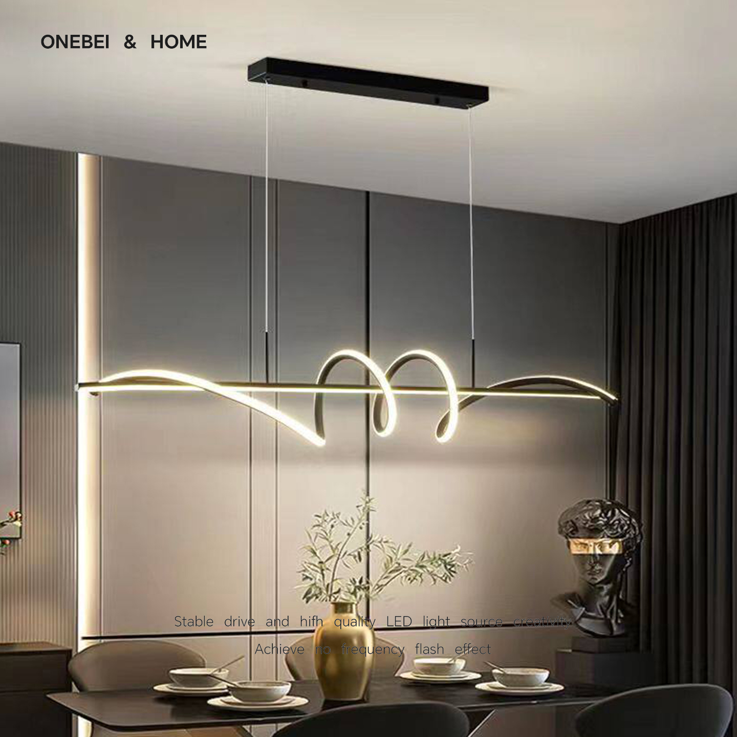 Office Technician - Modern LED Döner Sarkıt Lamba -