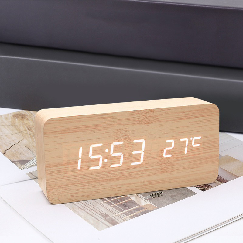 Ahşap Dijital Çalar Saat, Saat - Office Tech Gadgets incelemesi ve fiyatı