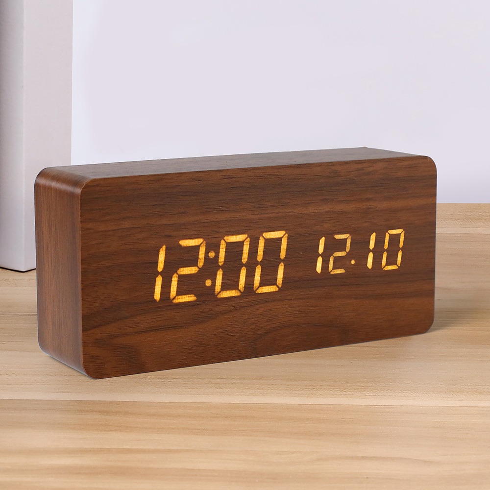 Ahşap Dijital Çalar Saat, Saat - Office Tech Gadgets incelemesi ve fiyatı