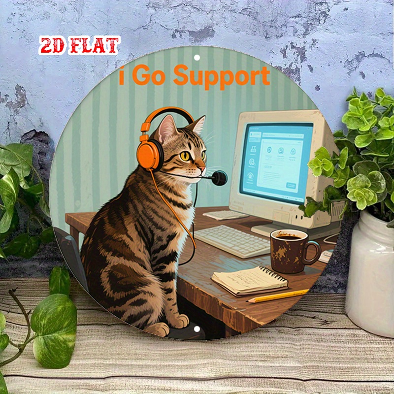 CIFBUY 2D Düz Komik Teknik Des - Tech Office Wall incelemesi ve fiyatı