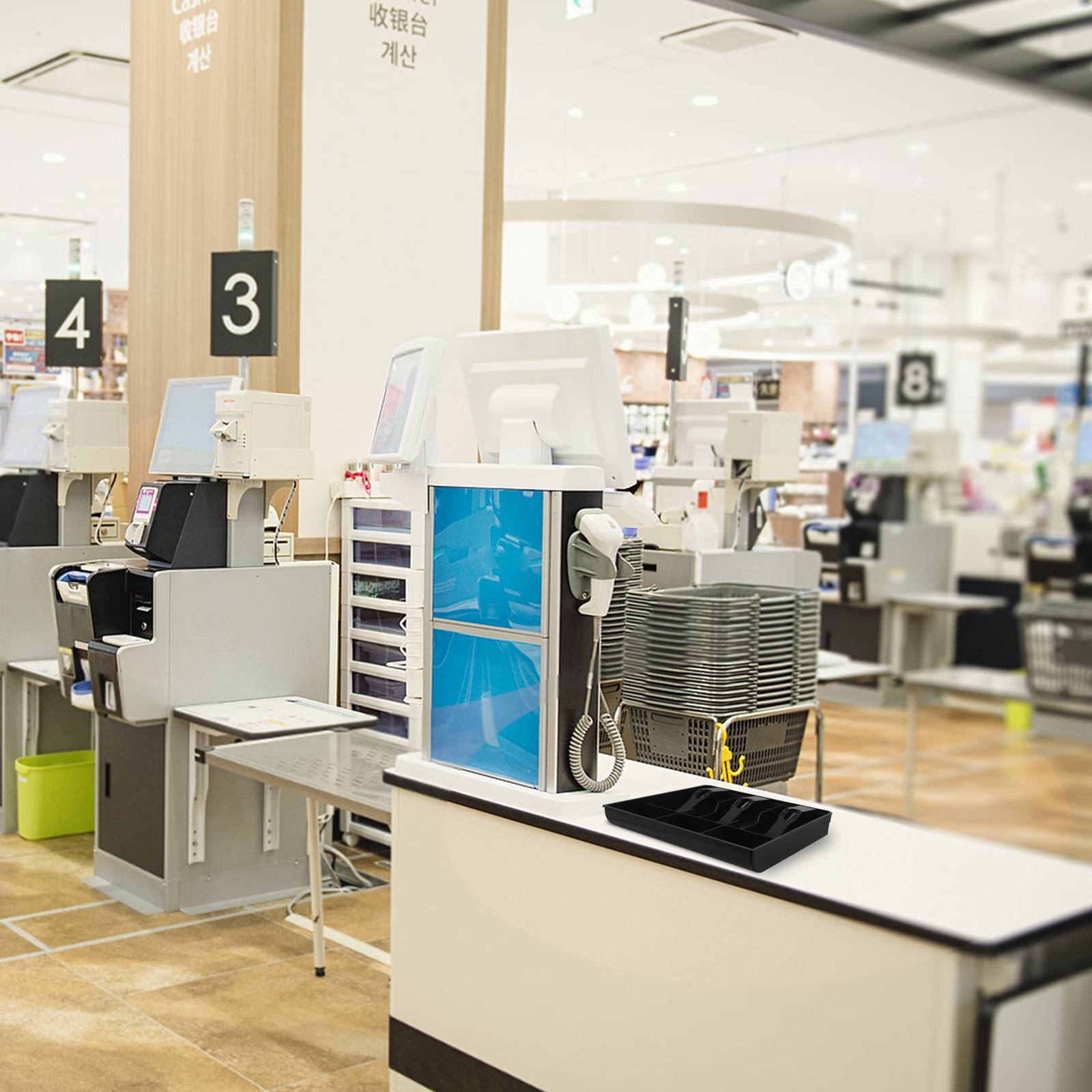 Perakende Salon POS Sistemi iç - Cash Drawer Pos incelemesi ve fiyatı