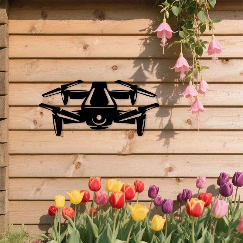 2D Düz Drone Silüeti Metal Duv - Tech Office Wall incelemesi ve fiyatı