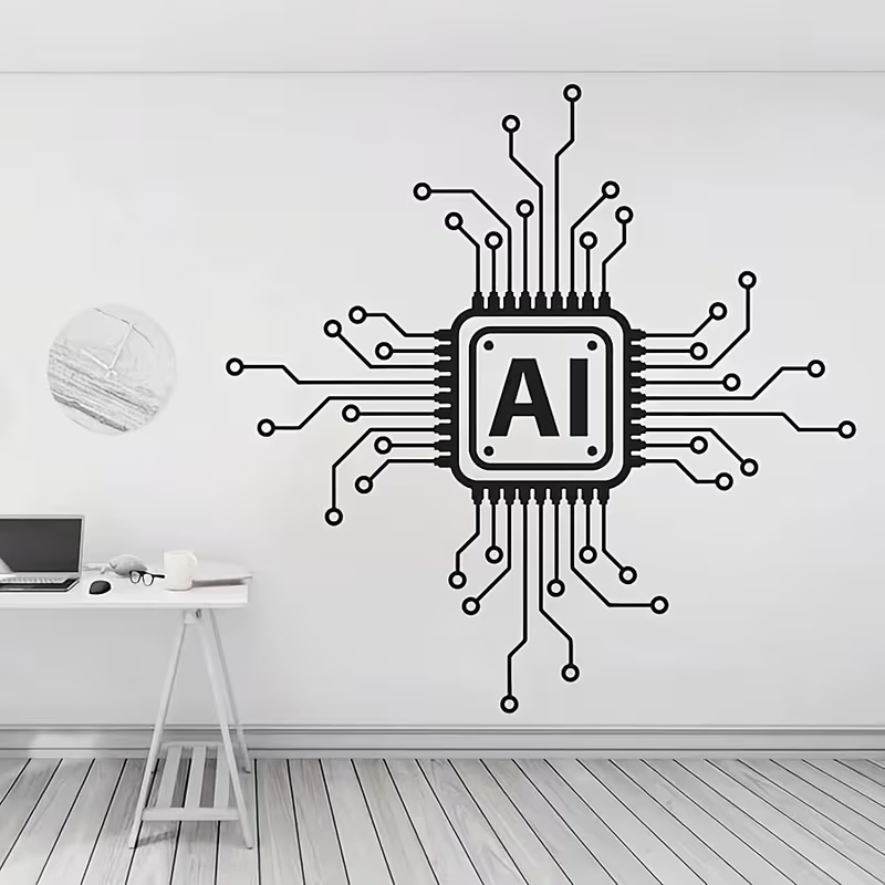 AI Teknolojisi Devre Kartı Vin - Tech Office Wall incelemesi ve fiyatı