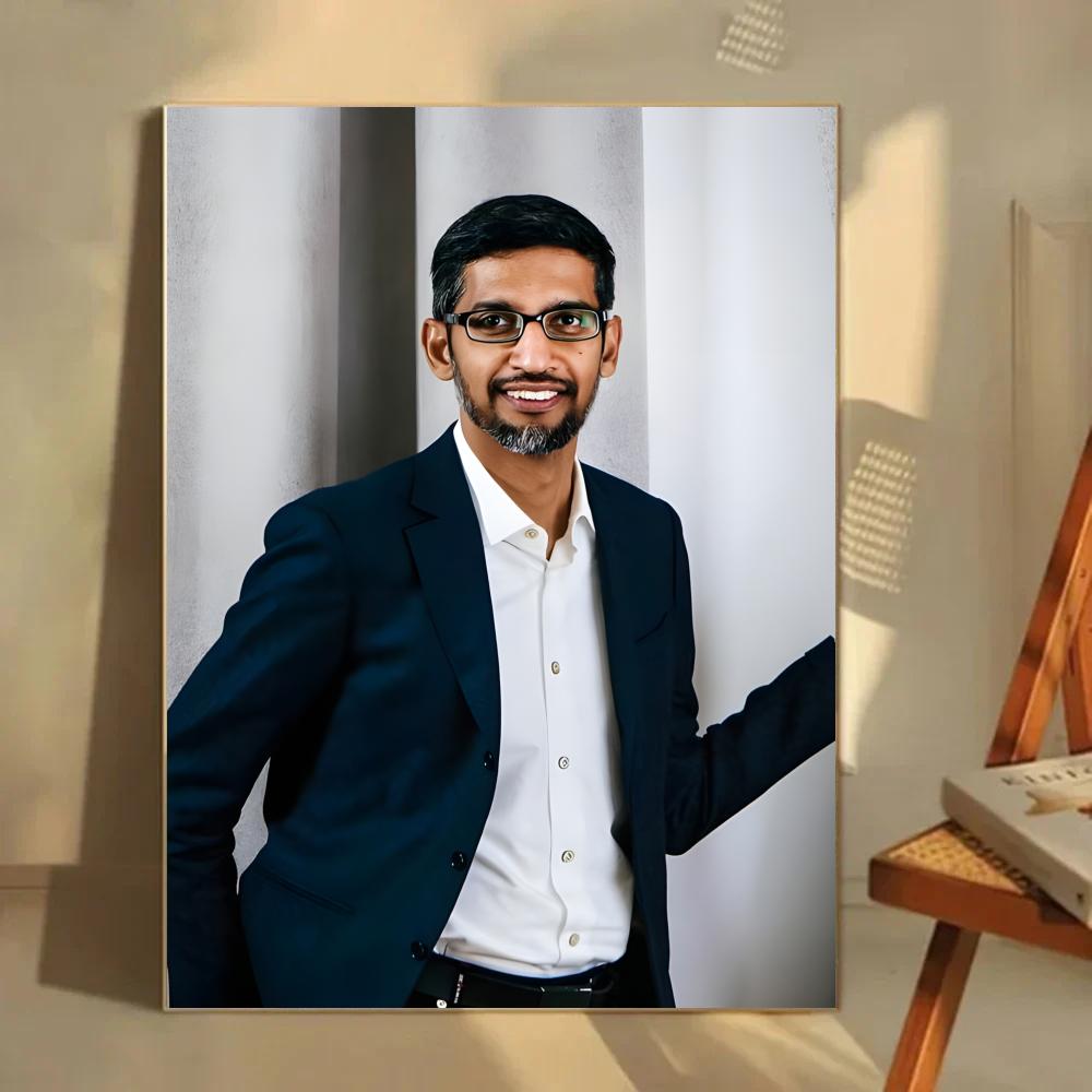 Şık Kurumsal S-Sundar Pichai T - Tech Office Wall incelemesi ve fiyatı