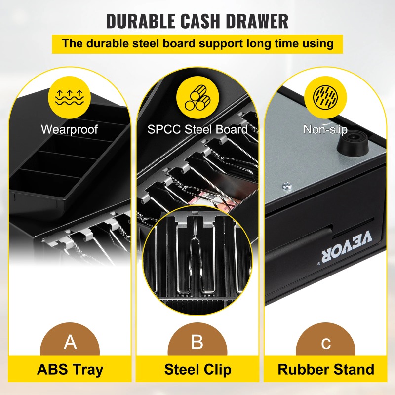 POS Sistemi için 16 inç 12 V Y - Cash Drawer Pos incelemesi ve fiyatı